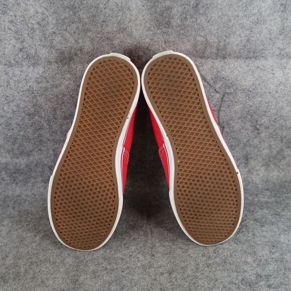 Vans Shoes Womens 5.5 Sneakers Authentic Lo Pro Skate Casual Red Canvas Lace Up - Picture 9 of 12
